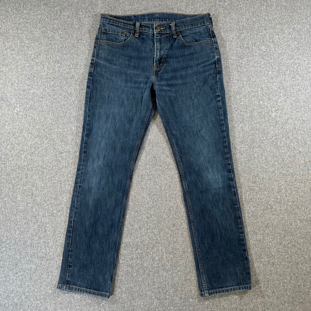 Levis 511 Slim Fit Mens Jeans Blue Denim Stretch Pants W32 L32 Classic Casual